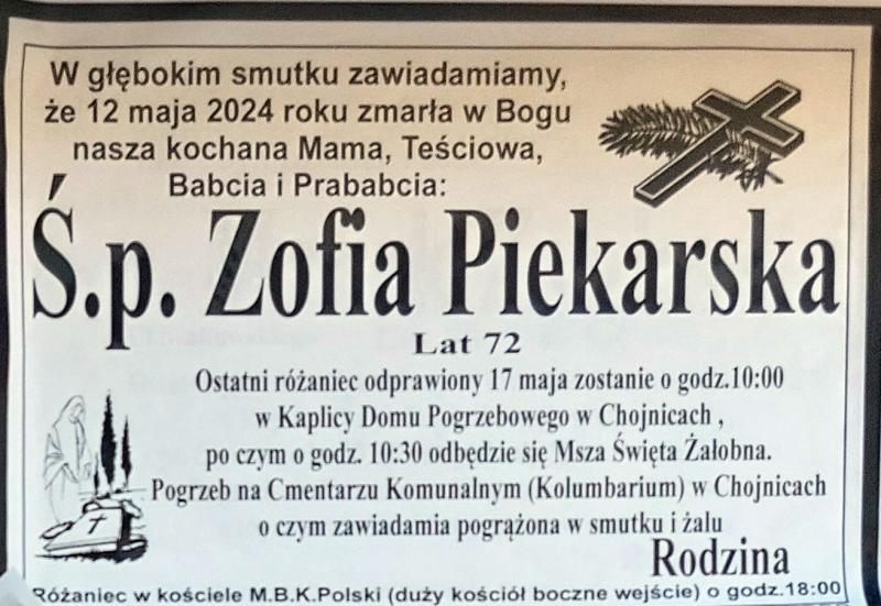 Zofia Piekarska