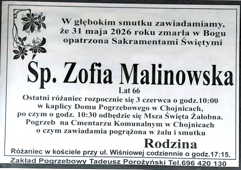 Zofia Malinowska