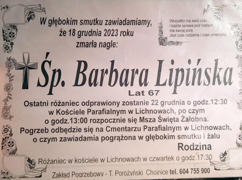 Barbara Lipińska