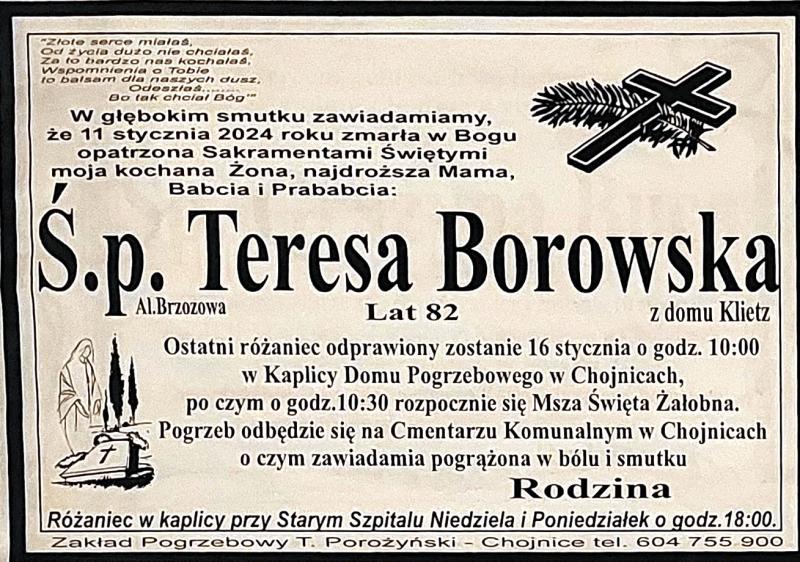 Teresa Borowska