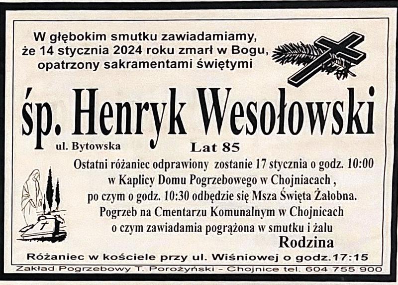 Henryk Wesołowski