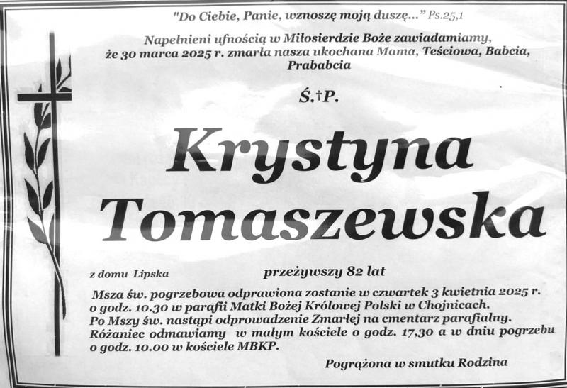 Krystyna Tomaszewska