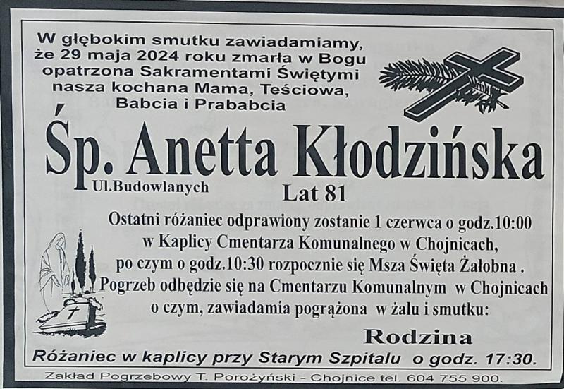 Anetta Kłodzińska