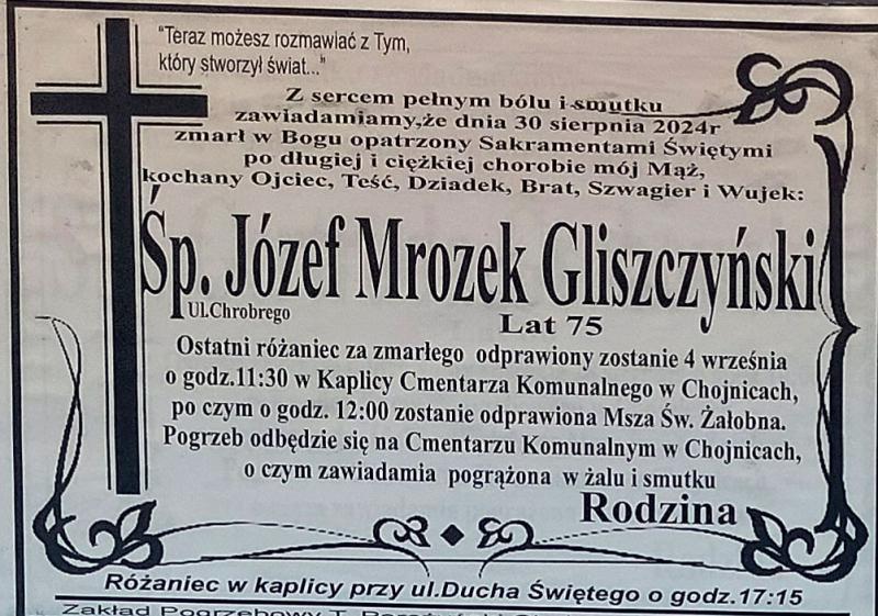 Józef Mrozek Gliszczyński
