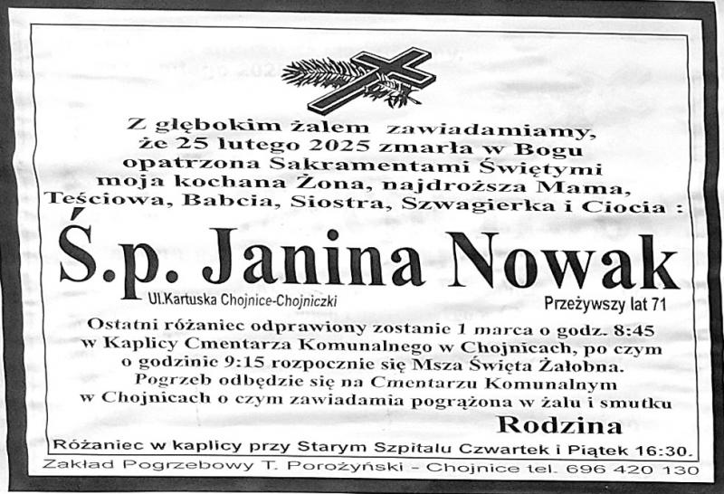 Janina Nowak