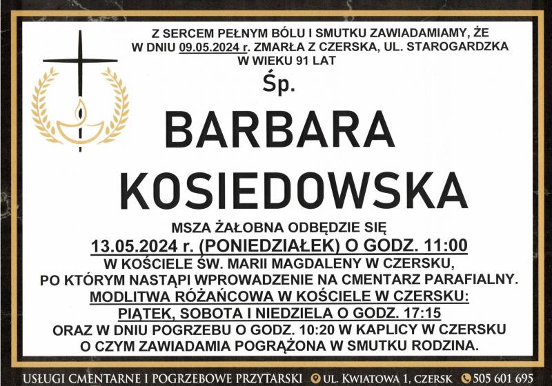 Barbara Kosiedowska