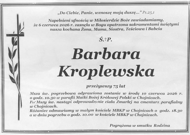 Barbara Kroplewska