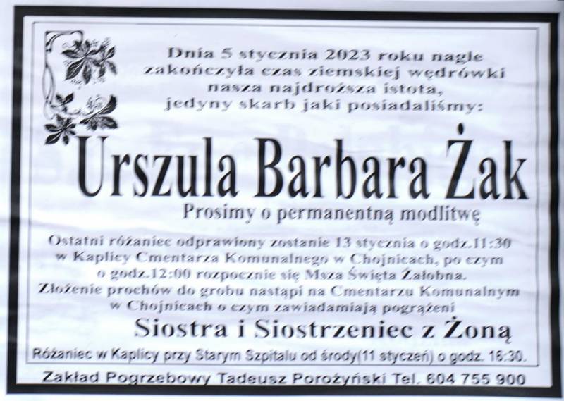 Urszula Barbara Żak