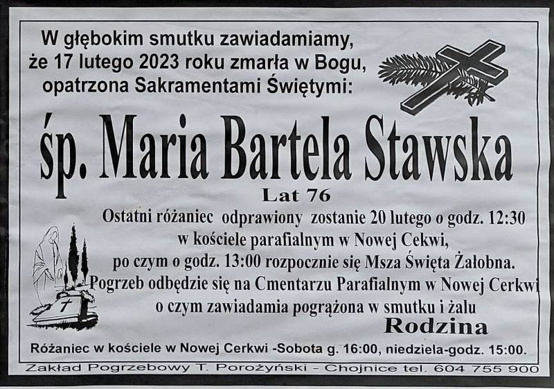 Maria Bartela Stawska