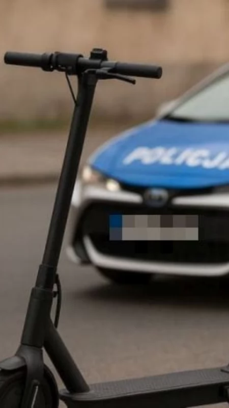 Wybrał hulajnogę zamiast spaceru. Kosztowało go to fortunę!