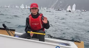 Żeglarze ChKŻ na 42. Garda Optimist Meeting