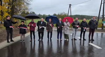 Nowa droga Kiełpin – Binduga otwarta. Powiat Chojnicki zakończył inwestycję za ponad 2,3 mln zł