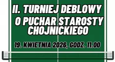 Kto wywalczy puchary? W niedzielę w Chojnicach turniej tenisa stołowego!