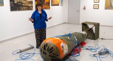 Czterdzieści trzy sekundy do katastrofy. Niezwykła instalacja artystyczna pojawiła się w Chojnicach