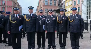 Chojniccy strażacy wyróżnieni w Gdańsku. Henryk Koźlewicz z awansem na starszego brygadiera