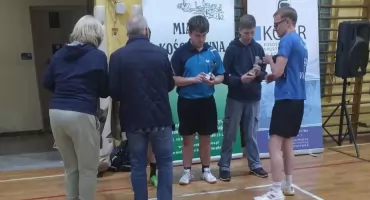 Paweł Glaner z Chojnic z podwójnym triumfem na Grand Prix Kościerzyny w tenisie stołowym