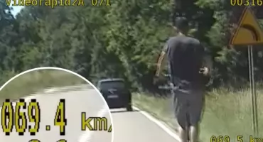 Mandat za 70 km/h na hulajnodze. Kierowca tłumaczył, że to przez zakaz prowadzenia pojazdów