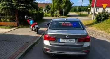 Jechał yamahą, ale udawał suzuki. Uzbierał podczas jednej kontroli worek zarzutów