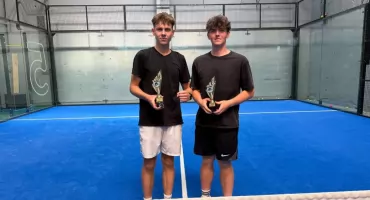 Cezary Drejer i Mateusz Draszanowski wygrali letni turniej padla w Chojnicach